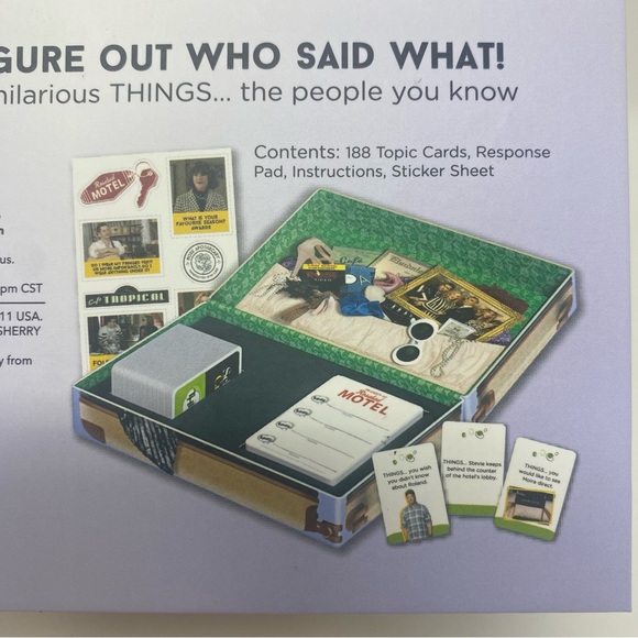 NEW THINGS Schitts Creek Edition Game Ages 14-Adult - Picture 4 of 5